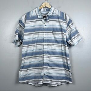 Kuhl Men's Striped Intriguer Snap Front UPF50 Shirt 7415 Size XL; Outdoor